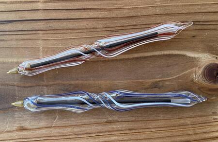 ガラスペンなのに気軽に使えてエレガントなガラスペン（赤）