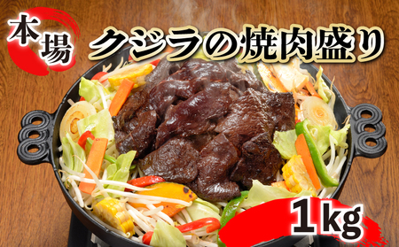 鯨 えびす肉 焼肉盛り1kg 鯨 FG031