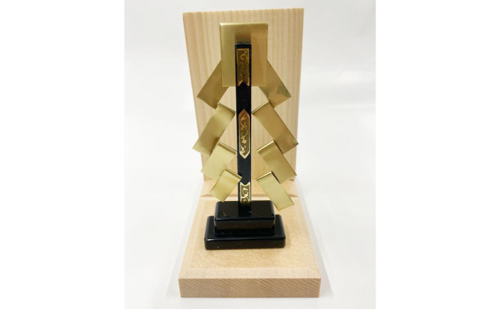 神棚・金幣付き黒 御札立てショート 小林商事/広島県福山市 御札立て お札立て 神棚 モダン神棚 省スペース 桧 ひのき 木製 一人暮らし マンション 事務所 オフィス 御札 宮大工 [BAEA025