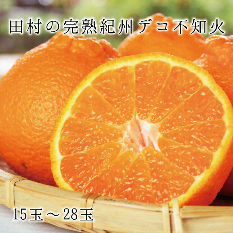 【ふるさと納税】 高級ブランド田村の完熟紀州デコ(不知火) ※2026年2月下旬頃～3月中旬頃に順次発送予定(お届け日指定不可)