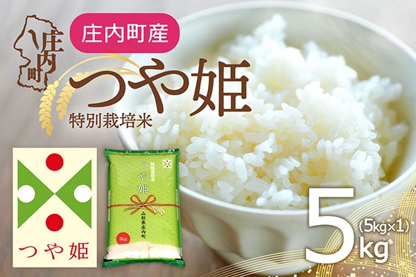 特別栽培米 つや姫 5kg 令和7年産 2025年産 庄内町産 余目産 余目町農協 あまるめ ブランド米 米 国産 単一原料米 山形 庄内平野 コシヒカリの原点、亀の尾発祥の地 庄内