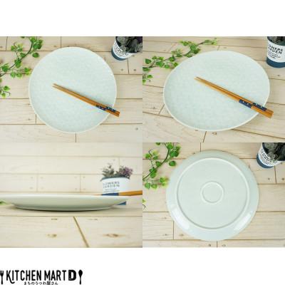 ふるさと納税 瑞浪市 美濃焼 旅籠 網代28丸皿 青白【28.3×2.4cm】 小田陶器 |  | 01