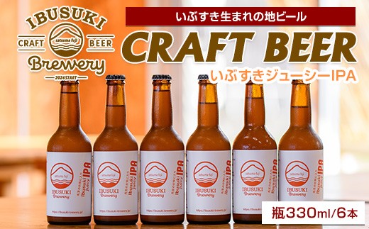 クラフトビール いぶすきジューシー IPA【先生のお気に入り】6本 (いぶすきブルワリー/018-2026) クラフトビール 瓶 ビール セット ビールセット