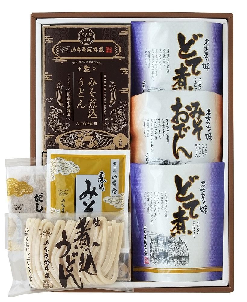 
みそ煮込うどん・どて煮・みそおでん詰合せ
