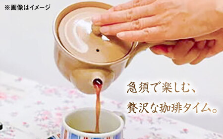 粗土珈琲急須 紅 /やきもの工房 成[UDU011]