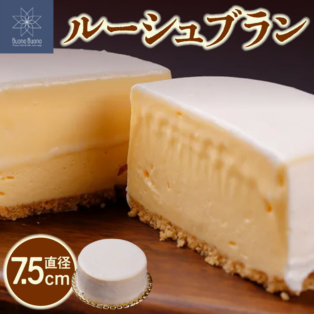【ふるさと納税】 カマンベール レアチーズケーキ 直径7.5cm ホール ルーシュブラン ナチュラルチーズ 熟成カマンベール スイーツ お取り寄せ おやつ 洋菓子 菓子 ケーキ 北海道 札幌市