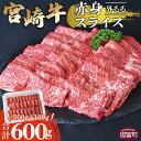 【ふるさと納税】＜宮崎牛【赤身スライス】500g+100g（合計600g）＞※入金確認後、翌月末迄に順次出荷 すきしゃぶ 黒毛和牛 外もも すき焼き しゃぶしゃぶ モモ 国産 特産品 送料無料 宮崎県 国富町【冷凍】