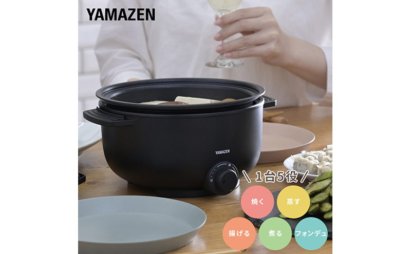 
            卓上電気小鍋 デキタテポット R7J71 YMCP-S650(B) F4N-2539
          