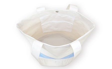 開成町マスコットキャラクター「あじさいちゃん」 綿帆布トートバッグ中【株式会社山崎屋】開成町 トート バッグ 鞄 帆布[BDAC001]