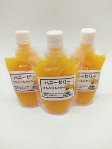 みかんゼリー 無添加 ハニーゼリー 165g×3個 みかん【szjk0004】