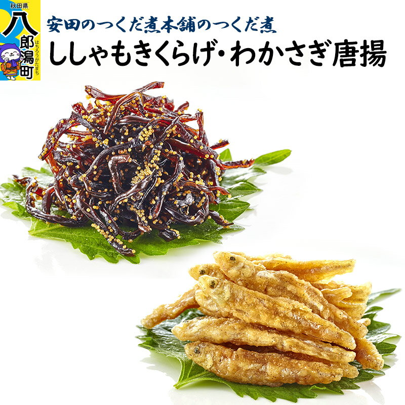 【ふるさと納税】＜お歳暮・冬ギフト ギフト＞安田のつくだ煮本舗のつくだ煮 ししゃもきくらげ・わかさぎ唐揚（各280g 計560g）