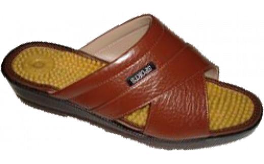 紳士用健康サンダル　MS 110（ブラウン / L）