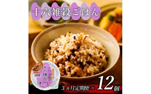 定期便 3回 十六雑穀 ごはんパック 160g 12個 パックごはん パックご飯 ごはんパック ご飯パック パックライス パック 16雑穀 雑穀 米 ごはん ご飯 こめ ライス 備蓄 保存 防災 レンジ 調理 簡単 レンチン 温めるだけ 健康 ダイエット 美容 栄養 ヘルシー 国産 12 12食 レトルト インスタント おいしい 人気 おすすめ おくさま印 大阪 松原