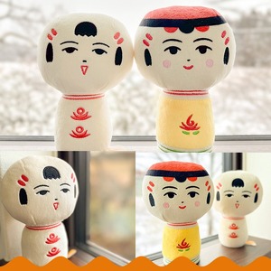 仙台弁こけし ぬいぐるみ(やじろうちゃん) jugo ご当地キャラクター 人形 玩具 【エントワデザイン株式会社】ta577-B