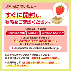 【数量限定】JAなすの産いちご 産地直送 とちあいか 1箱（290g×2パック）【栃木県共通返礼品】 ns084-002 いちご ﾌﾙｰﾂ 果物 品種 ｵﾘｼﾞﾅﾙ 甘さ ﾃﾞｻﾞｰﾄ ﾋﾞﾀﾐﾝC 