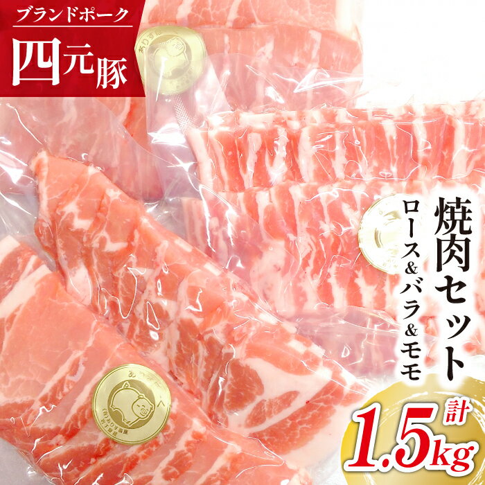 【ふるさと納税】 豚肉 四元豚 おすすめ ありすぽーく 焼肉 セット ロース 500g バラ 500g モモ 500g 送料無料 肉 精肉 国産 ポーク バラ肉 豚バラ 豚ロース もも肉 生姜焼き 炒め物 焼き肉 味噌豚 子供に人気 ブランド豚 お取り寄せ 冷凍発送 自宅用 家庭用 岩手県 滝沢市
