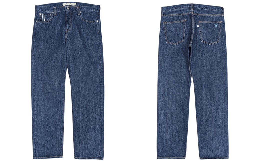 
                  【選べるサイズ】【限定モデル】児島産 オリジナルセルビッチデニム使用 BLUESAKURA ストレートジーンズ/BLUE ジーンズ ズボン デニム デニムパンツ 岡山県 倉敷市
                