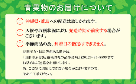 【定期便3回】どれも美味しい 山形フルーツ 贅沢5種便【令和8年産先行予約】FS25-122