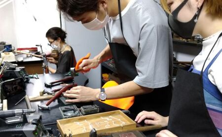 彫金 シルバー プレート ブレスレット 制作 体験 コース 1名 FABBRICA OSAWA ／ 体験チケット