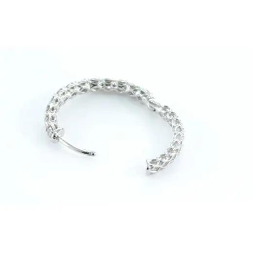 【ピアス】プラチナ ラボグロウンダイヤモンド 1.0ct PT900 両耳 リング型 レディース シンプル おしゃれ 大人 アクセサリー ジュエリー プレゼント 誕生日 記念日 お祝い かわいい ファ