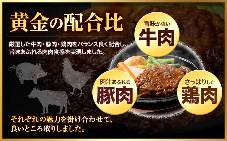 肉 ハンバーグ 温めるだけ 鉄板焼き 肉肉ハンバーグ デミグラスソース  150g 18個 《7-14営業日以内に出荷予定(土日祝除く)》熊本県 大津町 国産 牛肉 豚肉 鶏肉 ハンバーグ 温めるだけ