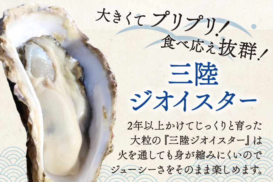 【期間限定発送】 殻付き 牡蠣 計40個 2種(三陸ジオイスター ＆ OMAKI ) 食べ比べ セット 各20個 牡蠣ナイフ付 [Geoyst 宮城県 南三陸町 m304bdz670001] かき カ