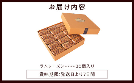 鎌倉ウィッチ「鎌倉ウィッチ（ラムレーズン） 30個入」