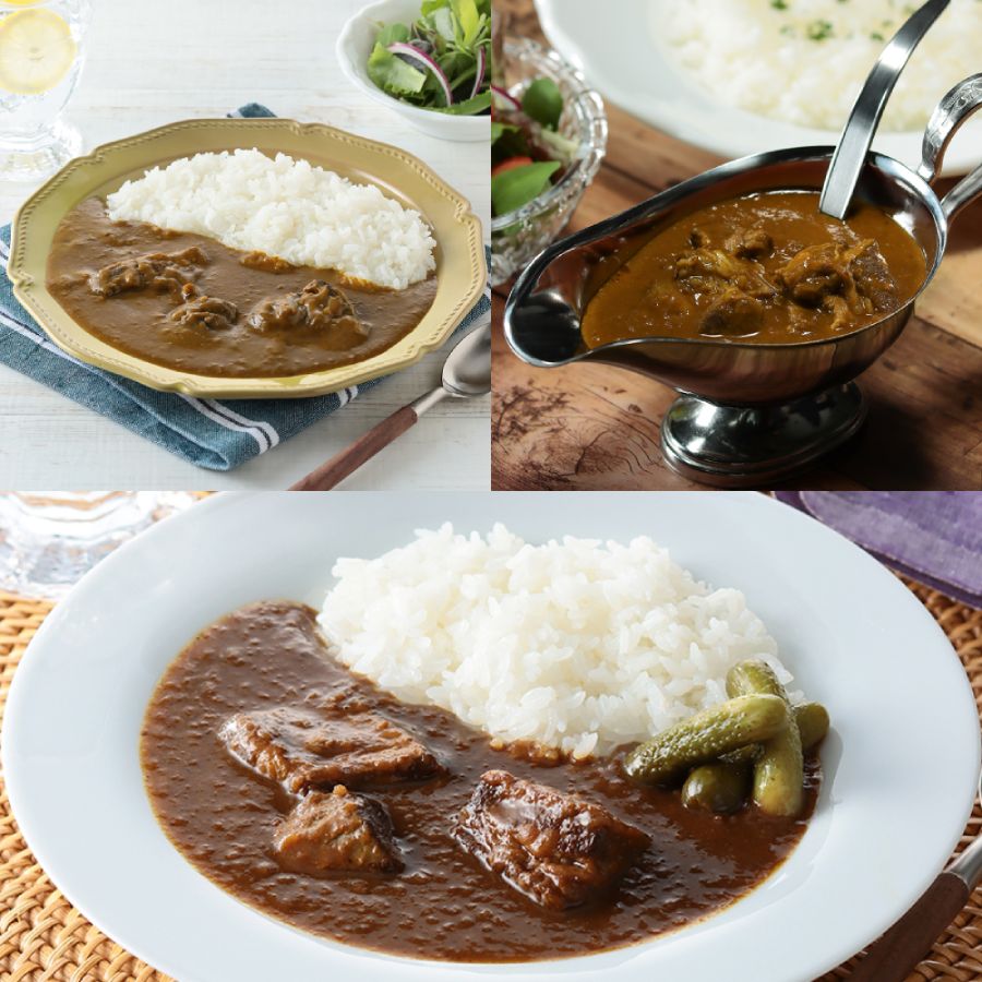 贅沢カレー&シチュー「松阪牛・近江牛・飛騨牛」食べ比べ【6カ月定期便】