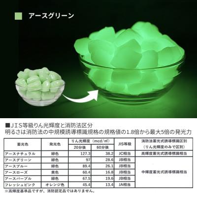 ふるさと納税 豊川市 蓄光防犯砂利　リプラスストーン　1kg　【アースグリーン】 |  | 03