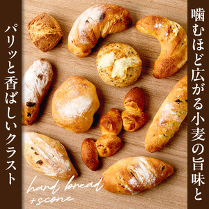 【全6回定期便】選べる回数！自家培養酵母で焼くハード系パン9種＋スコーン1種セット！ 065-04-T03