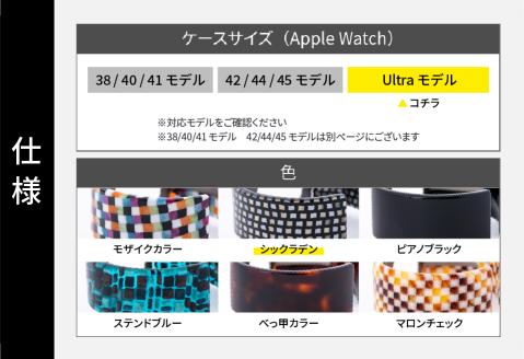 Apple Watch 専用バンド 「Air bangle」 シックラデン（Ultra モデル）アダプタ シルバー