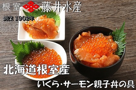 【北海道根室産】[鮭匠ふじい]いくら・サーモン親子丼の具 D-42044