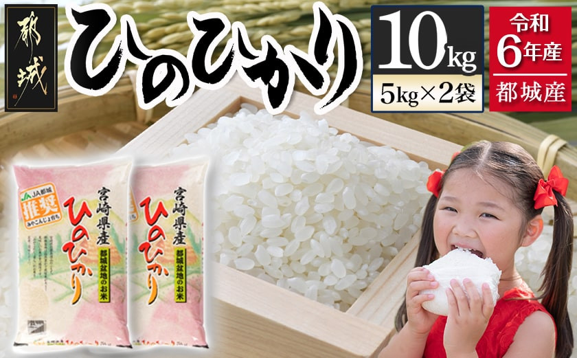 
            都城産ひのひかり10kg(5kg×2袋)_24-1502_(都城市) 令和6年産 都城産 お米 10kg ひのひかり
          