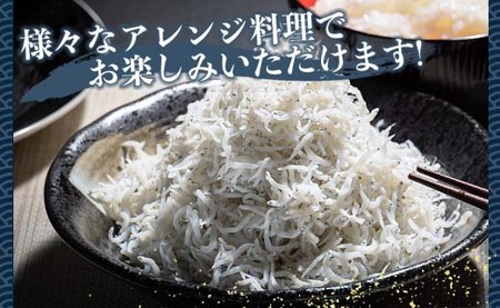 【令和6年2月下旬以降発送】極上釜揚げしらす「銀凪」 350ｇ×3袋(合計1kg以上)  - しらす丼 魚介 シーフード 特産品 海産物 新鮮 おつまみ ギフト 贈答 国産 海の幸 冷凍 ym-000