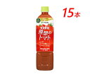 【ふるさと納税】伊藤園　理想のトマト「740g×15本」【飲料 野菜 ジュース 100％ トマト 完熟トマト リコピン 食塩無添加 甘み 酸味 うまみ 美容 健康 長野県 安曇野市 信州】