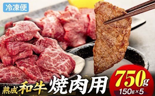 AH02-027 千葉県産和牛　長生熟成仕込　焼肉  750g