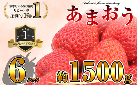 【2025年発送 先行予約】 福岡県産いちご あまおう (250g×6パック) SF053-1