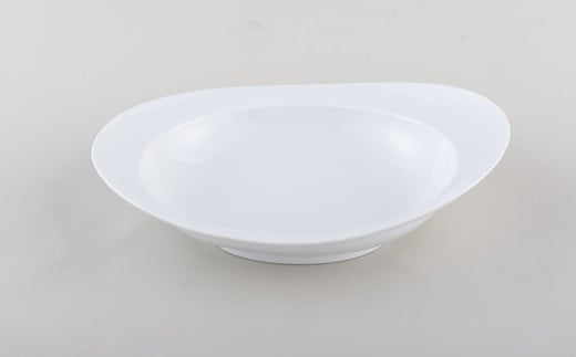 〈平戸嘉祥窯〉みかわちカレー皿(ブラン)