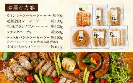 燻製 ソーセージ 6種 詰め合わせ セット スモーク ソーセージ フランクフルト ウインナー 豚肉 お肉 【燻製工房 縁】[ZBF004]