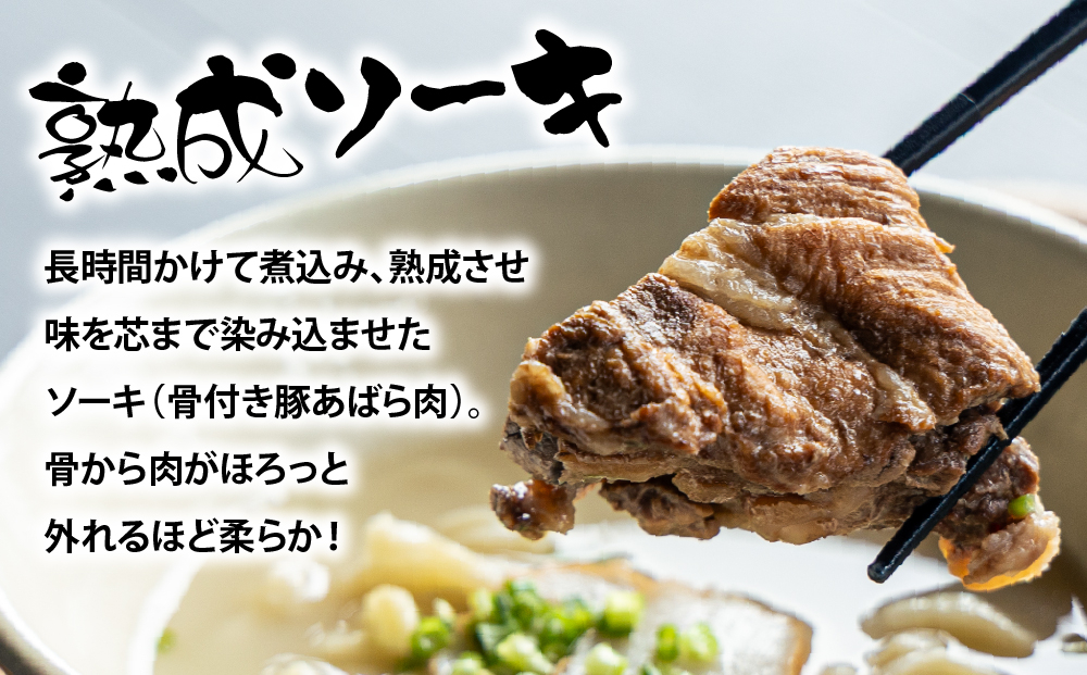 復刻版！元祖大東そばのソーキそば10食セット【Drive-in Nanachi（ドライブインナナチ）】(BU006-1)