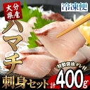 【ふるさと納税】大分県産 ハマチ刺身セット (計400g・ハマチ100g×4皿、醤油ダレ30ml×4個) ハマチ 刺身 鮮魚 冷凍 養殖 国産 大分県 佐伯市【GO005】【(株)水元】