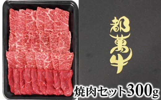 【お中元ギフト】都萬牛 牛肉 黒毛和牛焼肉 300ｇ牛肉 焼肉＜1-35＞