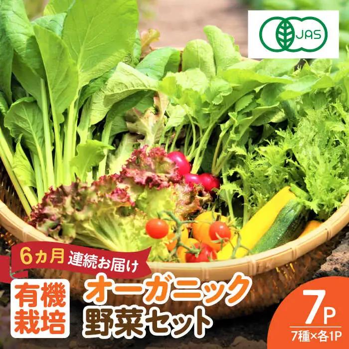 【全6回定期便】オーガニック サラダミニセット 7種×1パック / 佐賀県 / 株式会社サガンベジ [41ANCH005]