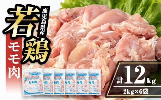 
                  i1090-C 鹿児島県産 若鶏モモ肉(計12kg・2kg×6袋) 鶏肉 鳥肉 もも肉 とり肉 国産 鹿児島県産 2kg 12kg 安心安全 冷凍 【まつぼっくり】
                