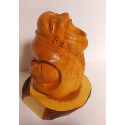 ふるさと納税 高山市 飛騨一位一刀彫　気楽坊(小) d105 |  | 02