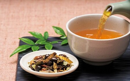 0C2-127 明日楽茶300g（お茶パック付）　2個セット