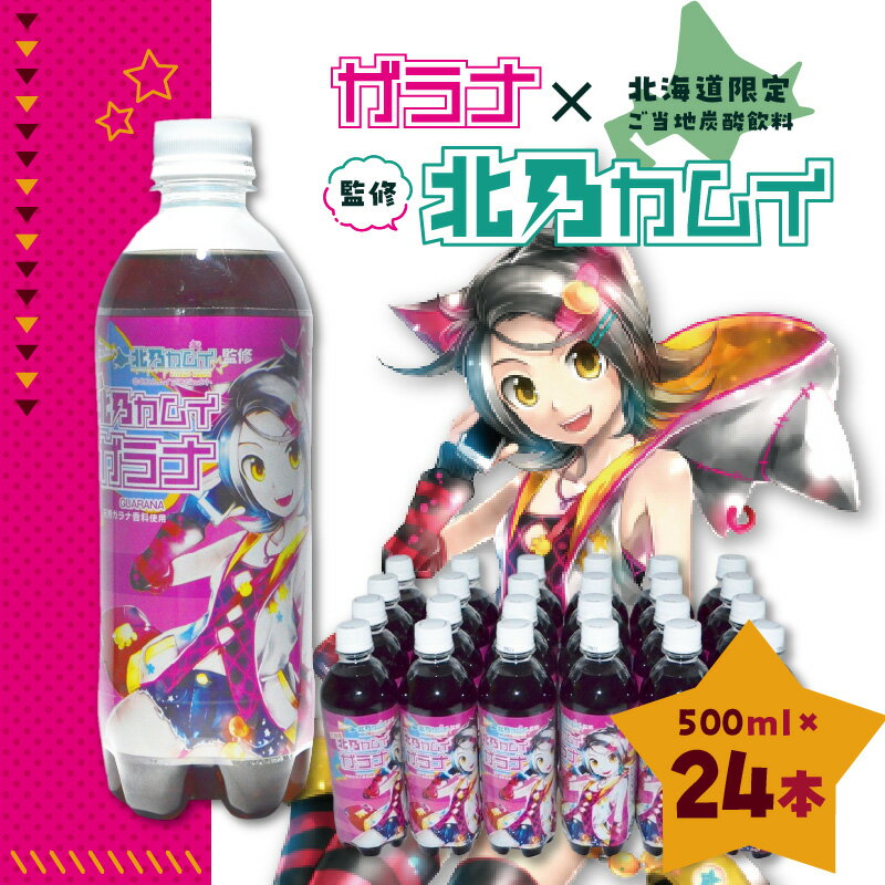 【ふるさと納税】【ガラナ 500ml×24本】北乃カムイ