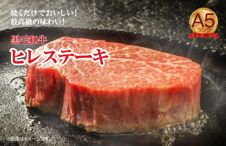 【定期便 全３回】黒毛和牛 A5ランク ヒレステーキ 150gx4枚 計600g (ステーキ用ソース・スパイス付) ３ヶ月連続