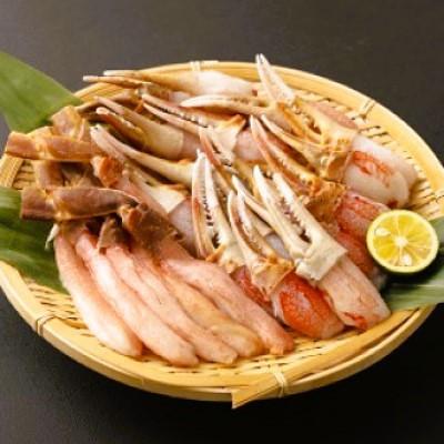 ふるさと納税 阪南市 ●期間限定【10月31日より順次発送】生ずわい蟹 かにしゃぶセット 1kg〔棒肉+爪肉〕