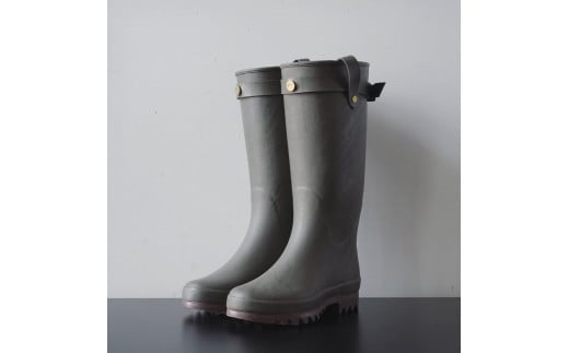 東川ラバーブーツブランドDaiichi Rubber RAKA（OLIVE：size26）